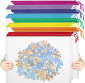 24pcs Mesh Zipper Pouch File Bags Puzzle Storage Bags, A3 17x12 Inches Large Reusable Zipper Pouches for Organizing Classroom