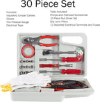Stalwart 75-CAR1033 Emergency Roadside Assistance Tool and Auto Kit by – 30 Piece