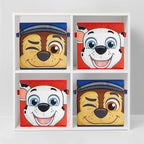 Paw Patrol Collapsible Storage Cubes, Set of 2, 10"x10"