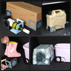 XING WEI Adjustable Cargo Organizer Blocks Car Trunk Organizer Blocks, 2 Pack Grey Works with Wool & Plastic Trunk Carpet