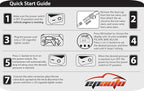 epauto 12V DC Portable Air Compressor Pump, Digital Tire Inflator