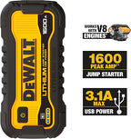 DeWalt DXAELJ16 1600 Peak Amp Jump Starter Battery Booster with USB Power Station