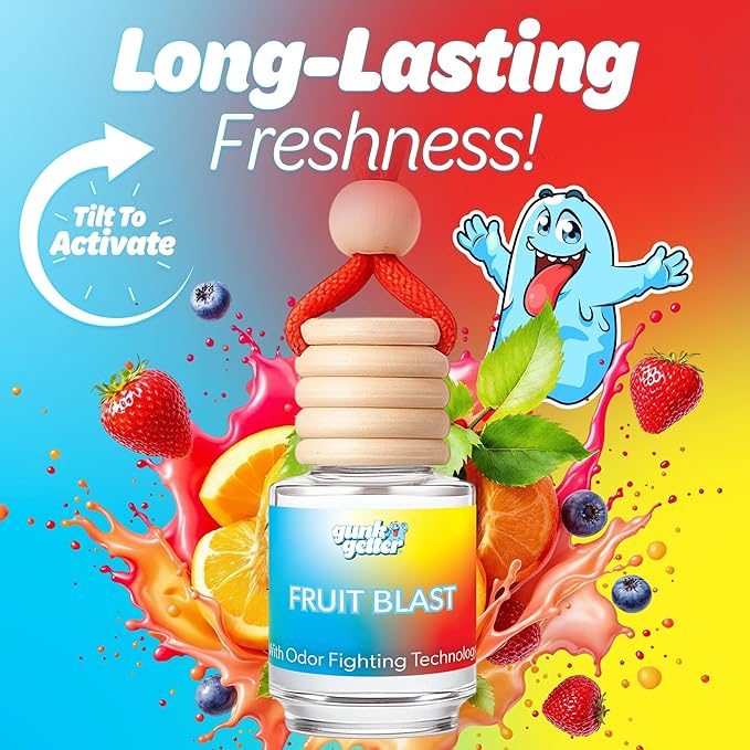 Hanging Air Freshener Car Diffusers - Long Lasting Scent, Odor Eliminator, Home Essentials, Fresh car fragrance diffuser - 3 