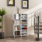 AWTATOS Closet Organizer 8 Cube Storage Shelves Closet Clothes Organizers and Storage Stackable Cubby Shelving for Closet Bed