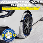 MICHELIN SOS Grip Evolution 4 Textile Snow Socks, Emergency Snow Chains for Cars, Quick and Easy Assembly, Perfect Hold on Sn