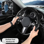 Steering Wheel Cover for BMW X3(2014-2017) X5(2014-2018) 3 Series(2012-2019) 5 Series(2014-2016) 328i 320i 330i 325i 528i 535i 530i 540i M3 2 4 6 Series X4 X6 M2 M4 M5 M6 Accessories (Glossy Black)