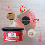 Car Air Freshener: Tilburg Strawberry Scent | Car Scents | Odor Eliminator Essential | Long-Lasting | Strong Fragrance | For 