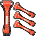 IPOW 4 Pack Car Window Breaker Seatbelt Cutter, Heavy Carbon Steel Glass Breaker Car Safety Hammer Emergency Escape Tool, Aut