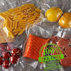 Vacuum Sealer Bags For Food: 12 Pack 6 Rolls 11"x20' + 6 Rolls 8"x20' Commercial Grade BPA Free Bag Rolls Durable Customized 