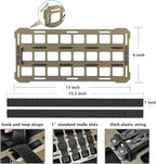 PETAC GEAR Car Sun Visor EDC Orgnaizer|Auto Rigid Molle Panels For Vehicles Car Seat Back Organizer Tactical Gears Rack Truck Mount Panels (Dark Earth)