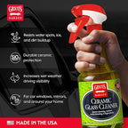 Griot's Garage Ceramic Glass Cleaner Spray for Car Windows, Windshields, Mirrors and Home Use, Cleans and Protects, Streak-Fr