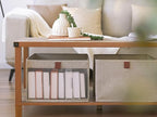 StorageWorks Closet Storage Bins, Extra Large Storage Baskets with Clear Window and Handles, Foldable Fabric Organizer for Cl