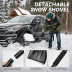 Car Emergency Kit with Jumper Cable, First Aid Kit, Winter Travel Assistance with Detachable Snow Shovel, Safety Emergency Ki