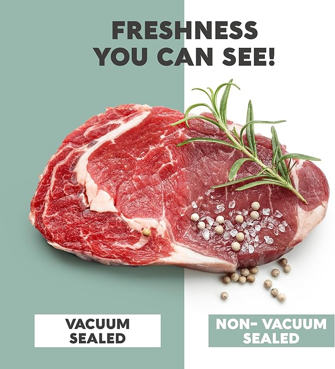 Avid Armor Vacuum Sealer Bags & Rolls – Heavy Duty, BPA-Free, Pre-Cut & Custom-Sized for Food Storage, Meal Prep & Sous Vide 