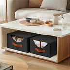 Homsorout Stackable Storage Drawers - Collapsible Storage Bins with Drawers, 6 Pack Closet Shelf Organizer Basket, Fabric Pul