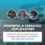 Zogics Rubber Flooring Cleaner and Degreaser – Cleaner Concentrate and Heavy Duty Degreaser for Rubber Floors and Mats, Biode
