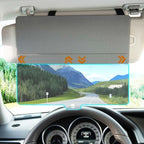 Upgraded Car Sun Visor Extender, Polarized Sun Blocker, Sunshade Lens Magnetic Connection Adjustable 4 Directions, Anti-Glare,Protects from Sun Glare, Snow Blindness & UV Rays,Grey