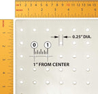 Azar Displays 900940-WHT The DIY Multi-Purpose 10-Piece Pegboard Wall Organizer Kit with One Panel and Accessory Assortment: 