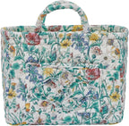 Boho Fabric Storage Basket, Large Capacity Laundry Basket, 12.2'' x 10.23'' x 10.23'' Collapsible Laundry Hamper with Easy Ca