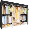 ULIFHOME E14C Pro Heavy Duty Closet Organizer System，Freestanding Clothing Racks for Hanging Clothes，Adjustable Garment Rack 