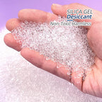 60 Packs 5 Gram Premium Silica Gel Packets, Food Safe Desiccant Packs, Moisture Absorption for Storage
