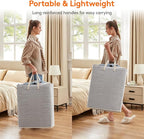 Lifewit 1 Pack Laundry Basket 125L Each, Collapsible Clothes Hamper with Reinforced Handles, Freestanding Waterproof Design f
