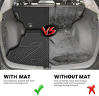 LASFIT Full Set Floor Mats for Honda CR-V 2012-2016 EX & LX & SE, All Weather TPE Custom Fit Floor Liners 1st & 2nd Row & Seat Back Mat & Cargo Mat (Not Fit EX-L & Touring)