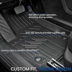 Floor Mats & Cargo Mat with Backrest Mat for 2025-2026 Chevy Equinox(Only Gas)/GMC Terrain, Door Sill Guards, All Weather TPE Car Floor Liners Trunk Mat Accessories for Chevrolet Equinox