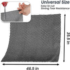 Zento Deals Extra Strong Car Roof Mat for Cargo Bag - Mesh Rubber Mat for Car Roof Carrier Bag-Anti-Slip, Extra-Cushioning, Car Roof Padding, and Home Rubber Mat, Grip, Universal Usage, Car Roof Racks