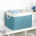 Bidtakay Large Storage Baskets for Shelves 3 Pack 16x11.8x11.8 Inch Storage Bins for Organizing Fabric Storage Cubes for Clos