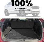 LASFIT Floor Mats&Cargo Backrest Mat for Ford Edge 2015-2024,Costom Fit All Weather Protection TPE Easy Clean Floor Liners, Keep Your Car Trunk Clean and Tidy,1pcs.