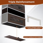 5 Tier Over The Door Organizer - Large Capacity Behind Door Hanging Shelves with 10 Mesh Pockets and Clear Windows, Closet Or