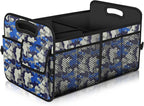 Femuar Car Trunk Organizer with 72L Large Capacity Waterproof Collapsible and 11 Pockets, Trunk Organizer for Car SUV/Jeep/Se