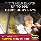 Gila® Heat Shield Elite™ 35% VLT Automotive Ceramic Window Tint DIY Advanced Heat Control Glare Control 2ft x 6.5ft (24in x 78in)