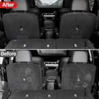Second Row Backrest Mat for 2026 Hyundai Palisade 7 Seat (Gas/Hybrid), All Weather TPE Seat Back Cover Protection Durable Kick Mats for 2026 Hyundai Palisade Accessories
