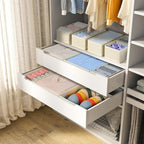 DIMJ Drawer Organizer Clothes, 12 Pack Dresser Organizer, Foldable Closet Organizers and Storage, Fabric Dresser Bins, Drawer
