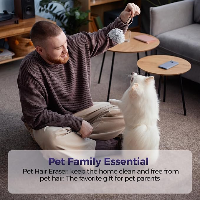 Pet Hair Handheld Vacuum Cordless: 20000PA High Power Car Vacuum with Motorized Brush and LED Light, Rechargeable Hand Held V