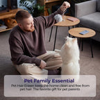 Pet Hair Handheld Vacuum Cordless: 20000PA High Power Car Vacuum with Motorized Brush and LED Light, Rechargeable Hand Held V