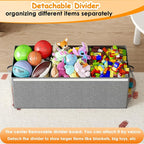 Extra Large Toy Box Chest with Lid, Kids Toy Storage Organizer for Boys Girls, Big Toy Bin Basket Extra Large Toy Storage Box
