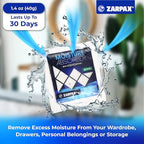 Moisture Absorber Sachets Activated Charcoal 1.4 oz/40g - Remove Excess Moisture In Air - Desiccant Dehumidifier for Closet,