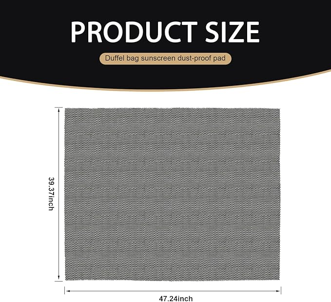 Car Roof Non-Slip Rug Pad, Roof Cargo Bag Protective Mat, PVC Car Roof Storage Bag Protective Mat, Roof Rack Accessory, for