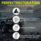 Automotive Headlamp Restoration Fluid Kit, 2025 New Headlight Restoration Kit, Multifunctional Car Headlight Polishing Repair