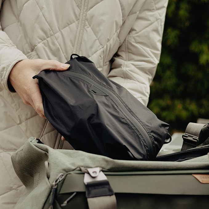 Peak Design Ultralight Terra Shell Packing Cube, Weatherproof Luggage Cube with Strap Attachment Points and Luggage Pass Thro