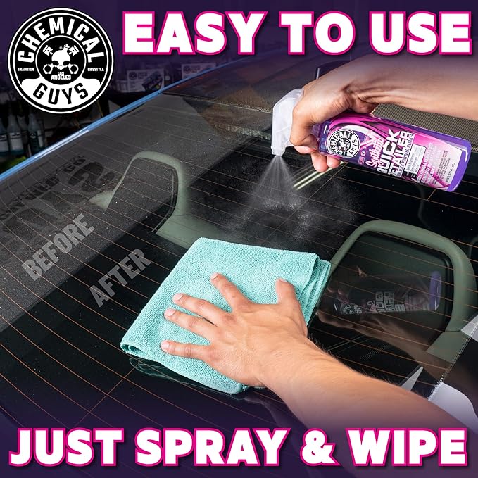 Chemical Guys Synthetic Quick Detailer – High Gloss Quick Detailer Spray, Safe for Cars, Trucks, SUVs, Motorcycles and RVs, R