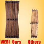 WEBI Accordion Wall Hanger,Expandable Wooden Hat Rack for Wall Mounted Coat Rack,Accordion Hat Hooks Holder for Baseball Caps