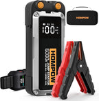 6000A Car Jump Starter, Portable Car Jumper Starter Battery Pack for All Gas and Up to 12L Diesel Engine, 12V Jump Box with