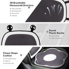 Cute Car Seat Covers for Women and Girl, Front Car Seat Cover, Machine Washable, Airbag Compatible, Driver Seat Cover, Fit (S