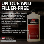 Malco Buff Lite II Finishing Crème – One-Step Professional Cutting, Polishing and Finishing Compound/Removes Brush Marks, Car Wash Scratches, and Snow Brush Scratches / 32 Oz. (114132)