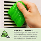 Slime Buddies Car Cleaning Gel Putty - 6 Pack Apple Scented Interior Detailing Tool for Cup Holder, Air Vent & Keyboard - Reu