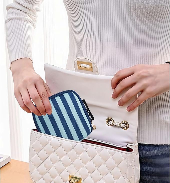 Travel Jewelry Case Small Jewelry Organizer Purse Jewelry Bag Women Jewelry Purse Double Layers for Bracelet Rings Earring Ne